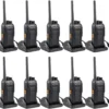 Retevis RT27 Funkgerät, PMR446 Walkie-Talkie Set 16 Kanäle CTCSS/DCS VOX Notanruf, Mit USB Ladeschale Walkie Talkie Für Baustelle Sicherheiten Spielplatz Schule (10 Stück, Schwarz) -Elektronikpunkt 9ea1181975626c81d62fdb55bab749d0