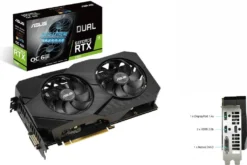 ASUS Dual -RTX2060-O6G-EVO - GeForce RTX 2060 - 6 GB - GDDR6 - 192 Bit - 7680 X 4320 Pixel - PCI Express X16 3.0 -Elektronikpunkt 9ec680a6fc26656c3986cab856924fb5