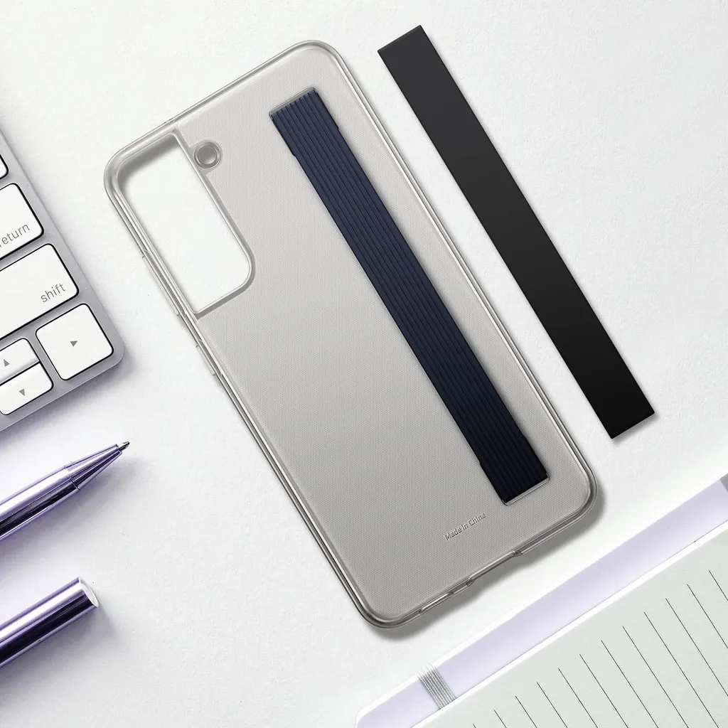 Samsung Galaxy S21 FE Hoesje - Samsung Slim Strap Cover - Grijs 9 Samsung Galaxy S21 FE Hoesje - Samsung Slim Strap Cover - Grijs – Bild 7