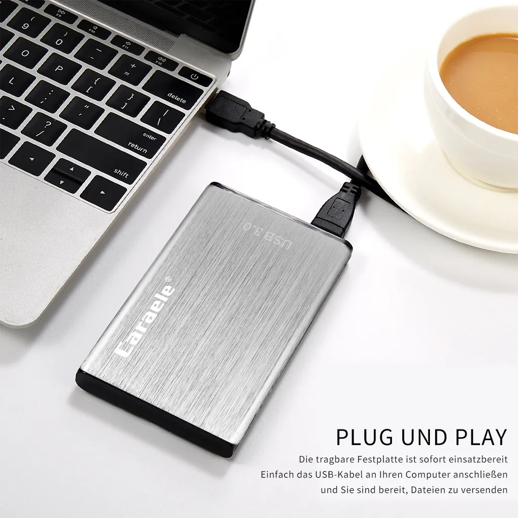 Tragbare 1TB HDD Externe Festplatte (2,5 Zoll) High Speed USB-3.0-Anschluss 10 Tragbare 1TB HDD Externe Festplatte (2,5 Zoll) High Speed USB-3.0-Anschluss – Bild 8