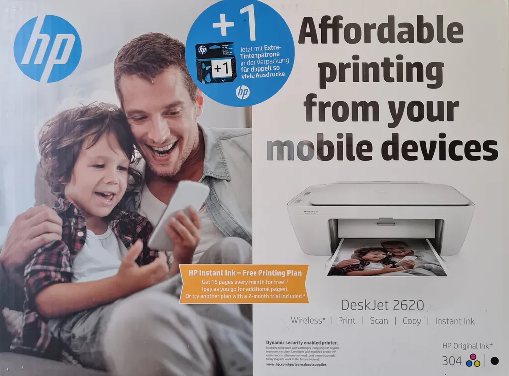HP Deskjet 2620 Tintenstrahl Multifunktionsgerät Drucker, Scanner, Kopierer, 4800 X 1200 DPI, DIN A4, Weiß 10 HP Deskjet 2620 Tintenstrahl Multifunktionsgerät Drucker, Scanner, Kopierer, 4800 X 1200 DPI, DIN A4, Weiß – Bild 8