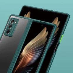 Galaxy Z Fold 2 Hülle, LaimTopMatte Transluzent Rückseite TPU Weiche Rahmen Schutzhülle Für Samsung Galaxy Z Fold 2 Schwarz -Elektronikpunkt a1d7b197e039bdba770d19f7eec79ccc