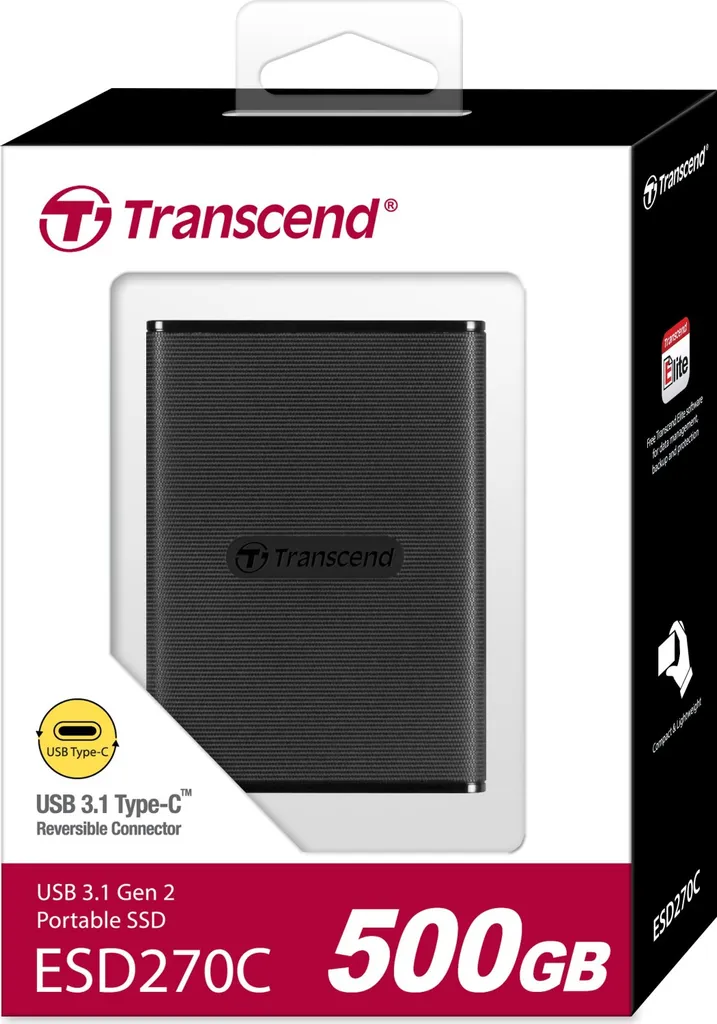 Transcend SSD ESD270C 250GB USB-C USB 3.1 Gen 2 7 Transcend SSD ESD270C 250GB USB-C USB 3.1 Gen 2 – Bild 5