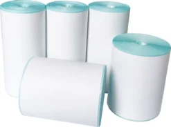 5 X Zusätzliche Weiße Selbstklebende Thermopapierrollen Für MINIPRINT (5x3,3m)