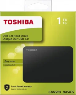 Toshiba Canvio Basics - 1000 GB - 2.5 Zoll - 3.2 Gen 1 (3.1 Gen 1) - Schwarz -Elektronikpunkt a517b9357d473cca9354e8218a6b3bf3