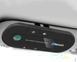Bluetooth Auto Freisprecheinrichtung Lautstärkeregler KFZ Musik Freisprechanlage Akku 16 Stunden Freisprechanlage Sonnenblende IPhone Samsung Retoo -Elektronikpunkt a6ee3c6c6f1cd326cb50f6dcd170ec02
