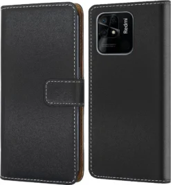 Handytasche Für Xiaomi Redmi 10C Schutz Hülle Mit Aufstellfunktion Handyhülle Klapp Tasche Etui Mit Kartenfächer Flip Cover TPU Innen Schale