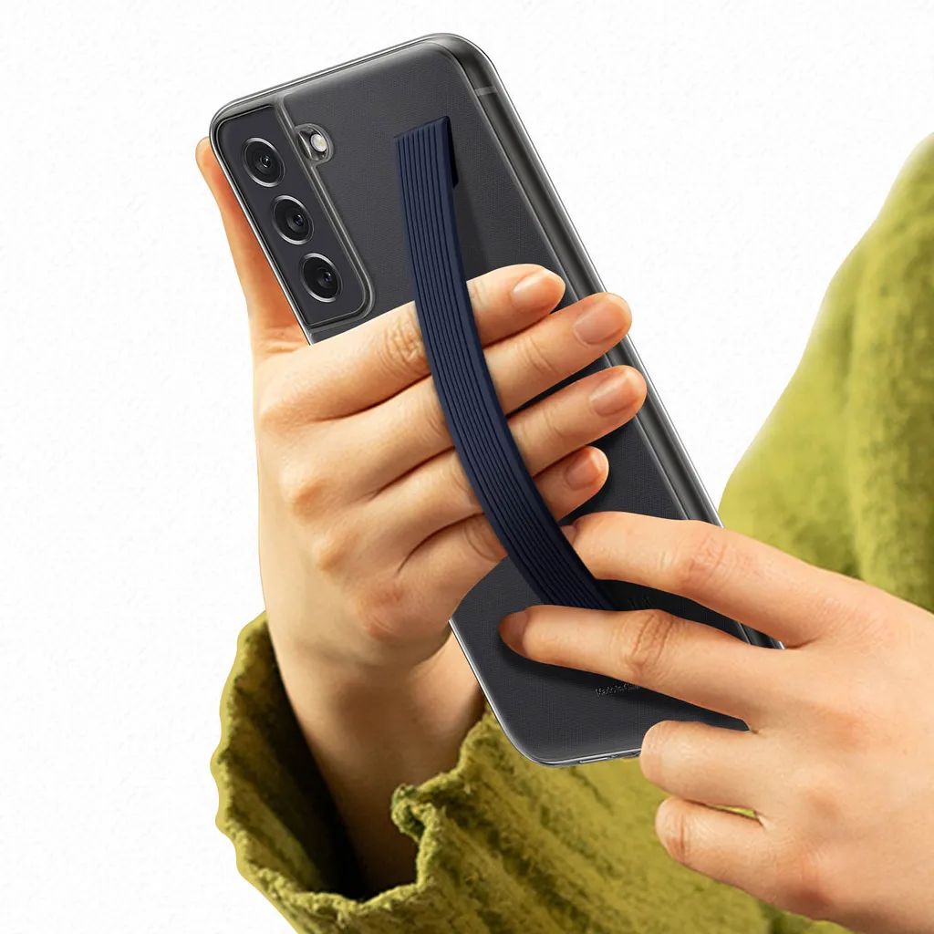 Samsung Galaxy S21 FE Hoesje - Samsung Slim Strap Cover - Grijs 8 Samsung Galaxy S21 FE Hoesje - Samsung Slim Strap Cover - Grijs – Bild 6