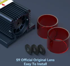SCULPFUN S9 Original-Objektiv-Set 3-teiliges Original-Standardobjektiv + 2 Acrylabdeckungen Hochtransparent Anti-oel Und Anti-Rauch Super Lange Lebensdauer Einfach Zu Installieren -Elektronikpunkt ab9dfac8418144b55141114c26ce3ad4