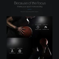 Smartwatch Leuchtzifferblatt Bluetooth-Uhr Fitnesstracker Fitnessarmband Schlafmonitor Schrittzähler, Schwarz -Elektronikpunkt abeb9fc713de15c23f25f070ab47a149