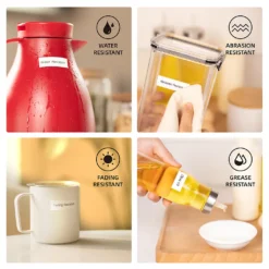 MAKEID Tragbarer Mini-Taschendrucker Thermo-Etikettendruckmaschine Drahtlose BT-Verbindung Mit 1 Rolle Etikettenpapierband Tintenfreier Druck DIY-Aufkleber Kompatibel Mit IOS Android Fuer Home Office Schulreisen -Elektronikpunkt add87376aefe98bfd6662899ce53c1ee