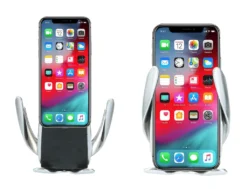 Smart Sensor-Handyhalter Für PKW, LKW, Inkl. USB-C-Kabel, Handy-KFZ-Halterung, 360° Drehbar, Federklemme Mit Silikon-Pads Für Lüftungsschlitze, Automatisches öffnen/schließen -Elektronikpunkt ae2376c3877ff8b2c08584f27f0cac7b