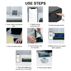 Thermodrucker Drahtlos BT Fototester Papierdrucker Tragbar 203DPI Tattoo Transfer 25 Thermodrucker Drahtlos BT Fototester Papierdrucker Tragbar 203DPI Tattoo Transfer -Elektronikpunkt aee0af3d3927c490150f107e9aa7b15c