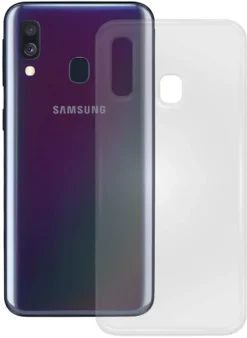 PEDEA Soft TPU Case Für Samsung Galaxy A40 | Transparent | Schlankes Design
