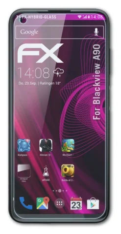 AtFoliX FX-Hybrid-Glass Panzerfolie Kompatibel Mit Blackview A90 Glasfolie -Elektronikpunkt af8b55555eca70391ad3ee66c6f74ec7