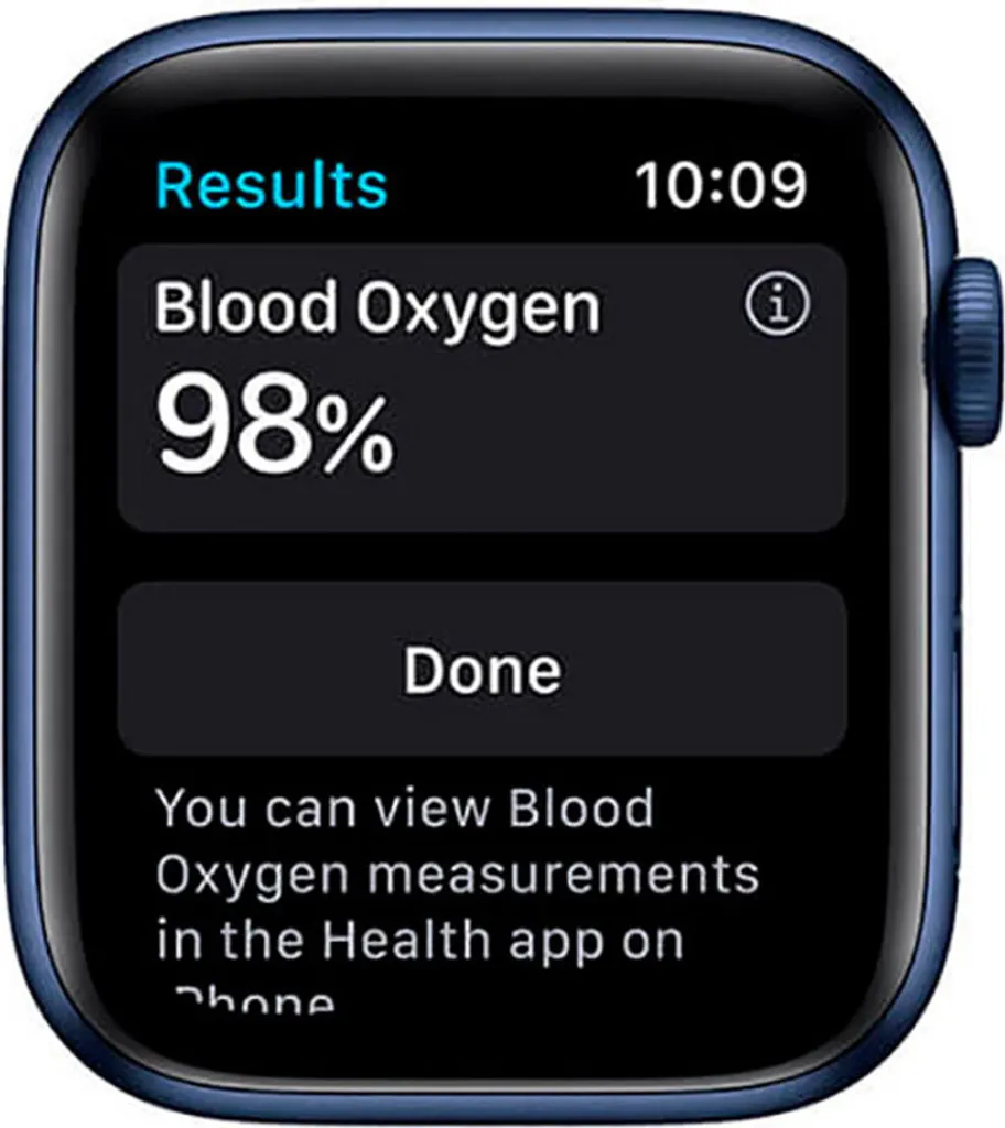 Apple Watch Series 6 GPS 40mm Aluminium Blue Sportarmband Dunkelmarine 6 Apple Watch Series 6 GPS 40mm Aluminium Blue Sportarmband Dunkelmarine – Bild 4