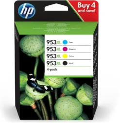 HP 953XL - Original - Tinte Auf Pigmentbasis - Schwarz - Cyan - Magenta - Gelb - HP - HP OfficeJet Pro 8210/8710/8720/8730/8740 - Tintenstrahldrucker
