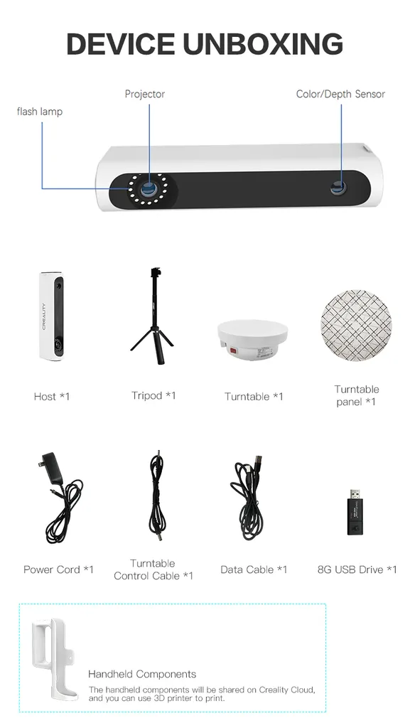 Creality Aktualisiert CR-Scan01 3D-Scanner 3D-Modellierungsscanner 16 Creality Aktualisiert CR-Scan01 3D-Scanner 3D-Modellierungsscanner – Bild 14