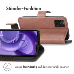 IMoshion Schutzhülle Motorola Edge 30 Neo Schutzhülle Book Case Handyhülle Für Motorola Edge 30 Neo - Braun -Elektronikpunkt b0e8df3909f95099c73afab190cada37
