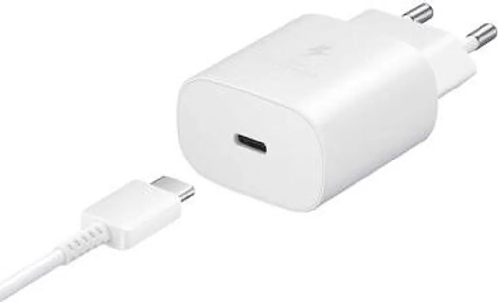 Samsung TA800 Schnell Ladegerät 25W + USB C- Ladekabel 1m Weiss 3 Samsung TA800 Schnell Ladegerät 25W + USB C- Ladekabel 1m Weiss