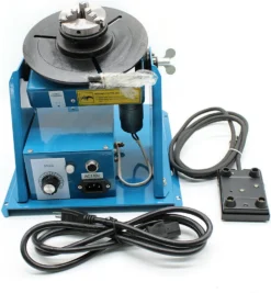 Schweißdrehtisch Schweißgeräte Drehtisch Manipulator Schweißpositionierer Drehfutter 2-10 R/min Tisch Rotary 0-90° Kippwink 220V 10KG -Elektronikpunkt b2b2f5d80f6257f6514f53be5dde61c5