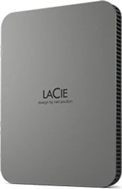 LaCie Mobile Drive Secure 2TB Space Grey USB 3.1 Type C