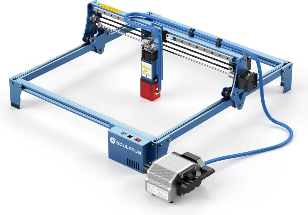 SCULPFUN 30L/Min Air Assist System+SCUL PFUN Walze Roller Set+Wabenarbeitstisch Stahlplatte 400 X 400 Mm SCULP FUN 12 SCULPFUN 30L/Min Air Assist System+SCUL PFUN Walze Roller Set+Wabenarbeitstisch Stahlplatte 400 X 400 Mm SCULP FUN – Bild 10