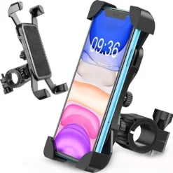 Fahrrad Handyhalterung Verstellbare Anti-Schock Lenker Handy Halterung Motorrad Scooter Handyhalter Fahrradlenker IPhone Huawei Samsung Xiaomi Retoo