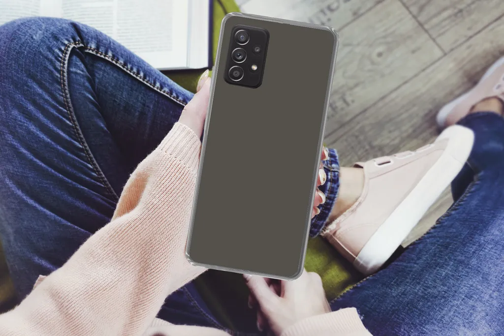 MuchoWow® Handyhülle Schutzhülle Hülle Für Samsung Galaxy A53 5G Grau - Farben - Kalt Silikon Softcase Handy Hülle - Schutzabdeckung 5 MuchoWow® Handyhülle Schutzhülle Hülle Für Samsung Galaxy A53 5G Grau - Farben - Kalt Silikon Softcase Handy Hülle - Schutzabdeckung – Bild 3