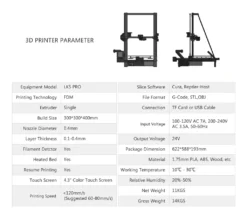 Longer Aufgerüstet LK5 Pro 3D Drucker, Verbessertes Doppelgebläse-Kit, Abnehmbare Carborundum Glasplattform, Druckgröße 300 X 300 X 400mm, Silent Motherboard, Open Source -Elektronikpunkt b6c7aabbe4dc941b92012aaf5a86ea18