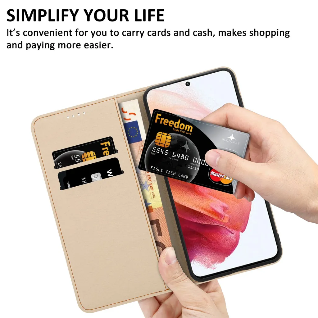 Cadorabo Schutzhülle Für Samsung Galaxy S21 5G Hülle Design Blau Handyhülle Schutzhülle Etui Magnetisch Case Cover 5 Cadorabo Schutzhülle Für Samsung Galaxy S21 5G Hülle Design Blau Handyhülle Schutzhülle Etui Magnetisch Case Cover – Bild 3