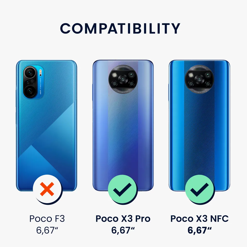 Kwmobile 3x Schutzfolie Kompatibel Mit Xiaomi Poco X3 NFC / Poco X3 Pro - Folie Klar - Displayschutzfolie Displayschutz Transparent Displayfolie 6 Kwmobile 3x Schutzfolie Kompatibel Mit Xiaomi Poco X3 NFC / Poco X3 Pro - Folie Klar - Displayschutzfolie Displayschutz Transparent Displayfolie – Bild 4