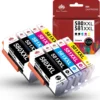 10 Pack PGI-580 CLI-581 XXL Patronen Ersatz Für Canon 580 581 Druckerpatronen Kompatibel Für Canon Pixma TR8550 TS6150 TS6250 TS8150 TR7550 TS8250 TS6250 TS6350 TS9550 TS8151 TS6151 TS9150 TS8251 TS6251