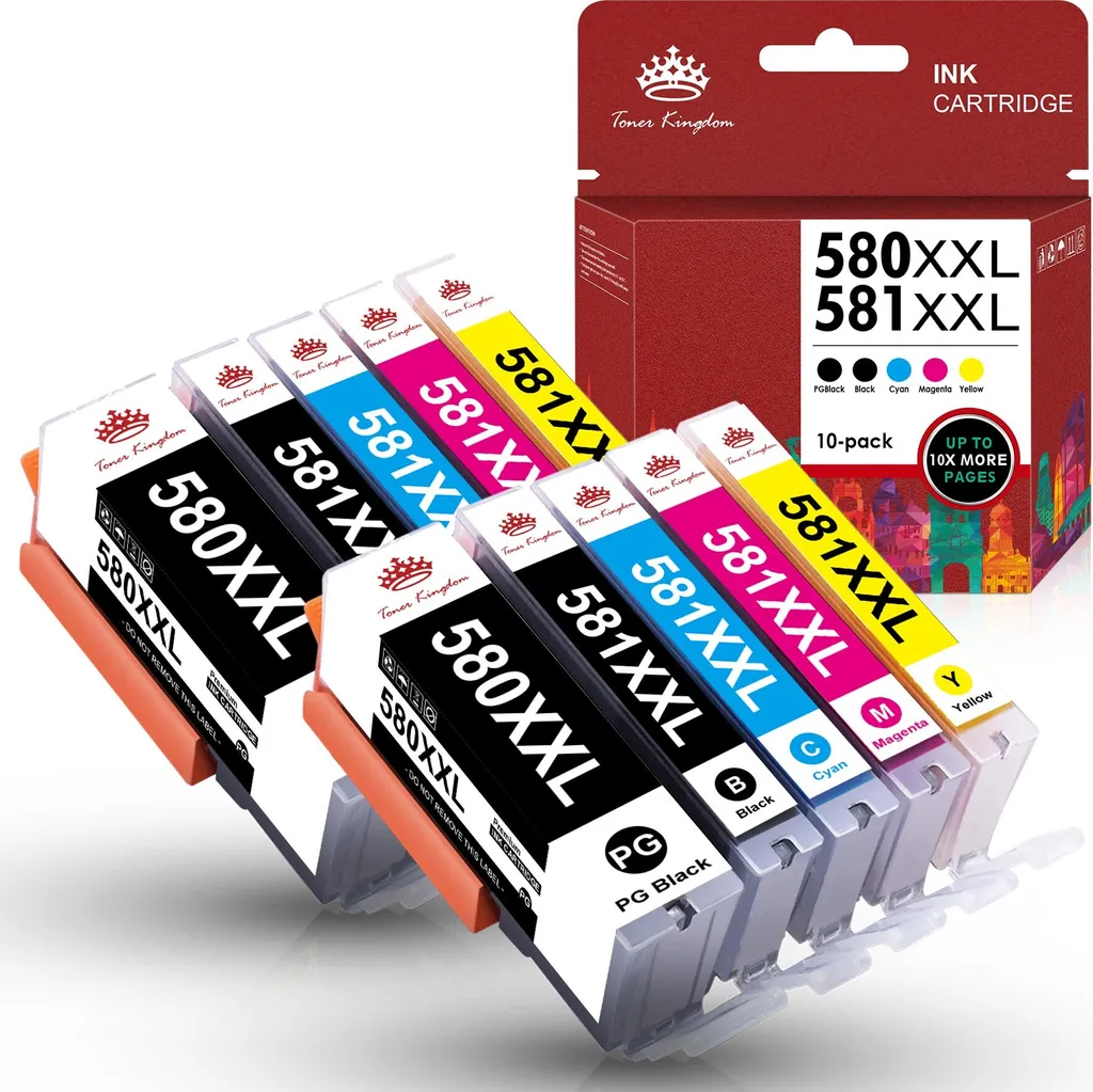 10 Pack PGI-580 CLI-581 XXL Patronen Ersatz Für Canon 580 581 Druckerpatronen Kompatibel Für Canon Pixma TR8550 TS6150 TS6250 TS8150 TR7550 TS8250 TS6250 TS6350 TS9550 TS8151 TS6151 TS9150 TS8251 TS6251 3 10 Pack PGI-580 CLI-581 XXL Patronen Ersatz Für Canon 580 581 Druckerpatronen Kompatibel Für Canon Pixma TR8550 TS6150 TS6250 TS8150 TR7550 TS8250 TS6250 TS6350 TS9550 TS8151 TS6151 TS9150 TS8251 TS6251