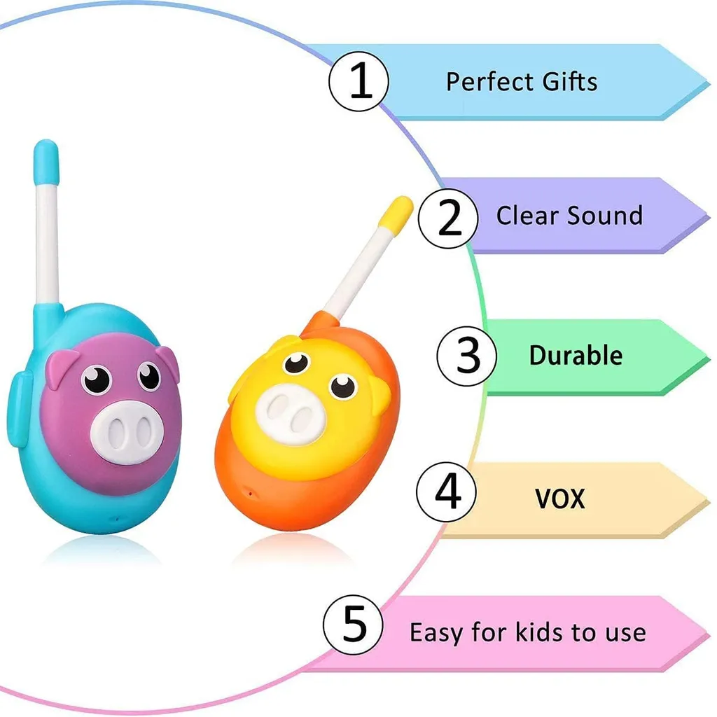 Retevis RB616 Walkie Talkie Kinder, Cartoon-Stil Einfach Zu Bedienen, Spielzeuge Geschenk Für Jungen Mädchen (1 Paar) 5 Retevis RB616 Walkie Talkie Kinder, Cartoon-Stil Einfach Zu Bedienen, Spielzeuge Geschenk Für Jungen Mädchen (1 Paar) – Bild 3