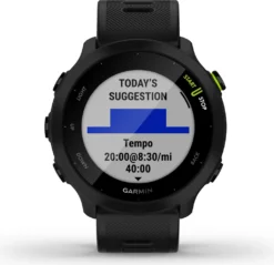 Garmin FORERUNNER 55 Schwarz Mit Silikon-Armband 20mm | 010-02562-10 -Elektronikpunkt b93a8d0929ccd821a5d51e2fbc19f3d9