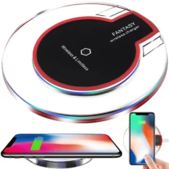 Wireless Ladestation Handy Induktive Ultra Thin Kabellose Charger 5V 1A Kabellose Ladegerät Qi IPhone 12 11 PRO X 13 Ladepad Smartphones Watch Retoo