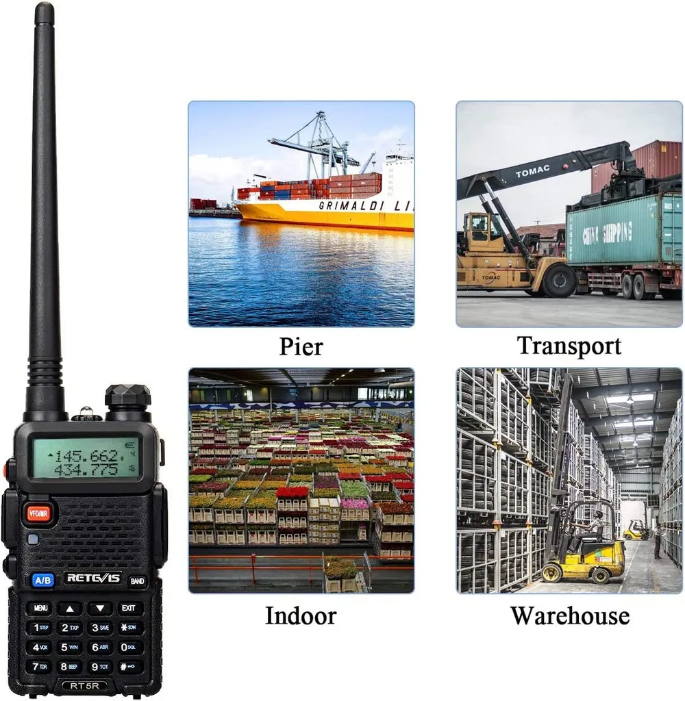 Retevis RT5R Walkie Talkie Dualband, Ham Amateure Mit Großer Reichweite, 2m / 70cm USB-Laderadio, Tragbares FM-Radio, 128-Kanal Amateurfunk Für Sicherheit, Business, Nothilfe, Rettung(Schwarz, 5 Stück) 9 Retevis RT5R Walkie Talkie Dualband, Ham Amateure Mit Großer Reichweite, 2m / 70cm USB-Laderadio, Tragbares FM-Radio, 128-Kanal Amateurfunk Für Sicherheit, Business, Nothilfe, Rettung(Schwarz, 5 Stück) – Bild 7