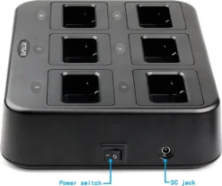 Retevis RT24 RT28 RT24V RT21 Walkie Talkie 6-Wege-Ladegerät Funkgerät Multi-Ladegerät Walkie Talkie Ladegerät Kann 6 Funkgeräte Oder 6 Batterieladegeräte (Schwarz) -Elektronikpunkt ba18425e618956d7b91b88ca04958ce3