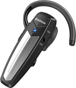 Business Style Bluetooth Ohrhörer V5.0, Bluetooth Headset Freisprecheinrichtung Mit 18H HD Telefonanruf & CVC8.0 Noise Cancelling Dual Mikrofon