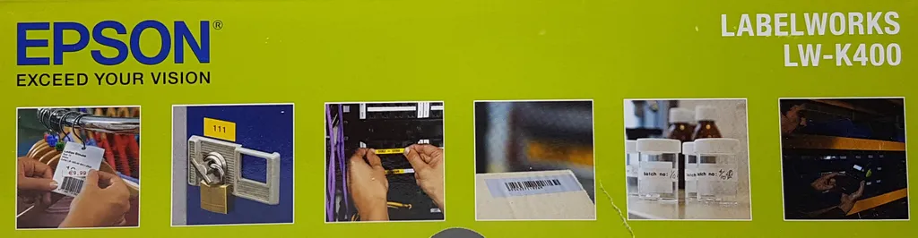Epson® Epson LabelWorks LW-K400 - QWERTZ - Wärmeübertragung - 180 X 180 DPI - 6 Mm/sek - AA - Schwarz - Grü Epson 7 Epson® Epson LabelWorks LW-K400 - QWERTZ - Wärmeübertragung - 180 X 180 DPI - 6 Mm/sek - AA - Schwarz - Grü Epson – Bild 5