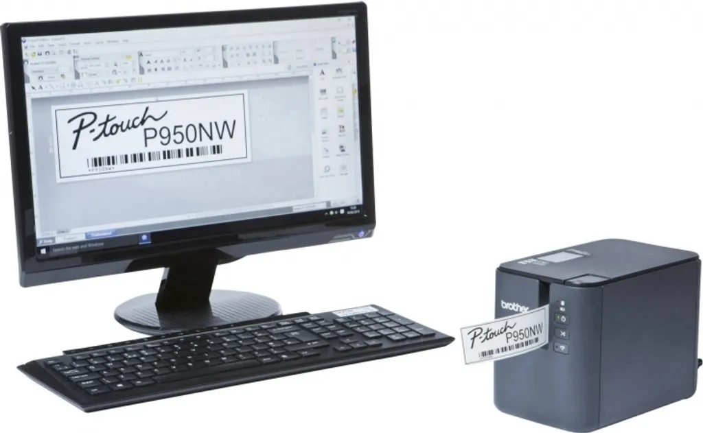 Brother P-Touch P950NW - Etikettendrucker - Thermal Transfer 7 Brother P-Touch P950NW - Etikettendrucker - Thermal Transfer – Bild 5