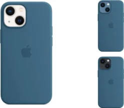 Apple IPhone 13 Mini Silicone Case, MagSafe - Blue Jay -Elektronikpunkt bb69aef1636d028e334fc44266c28b13
