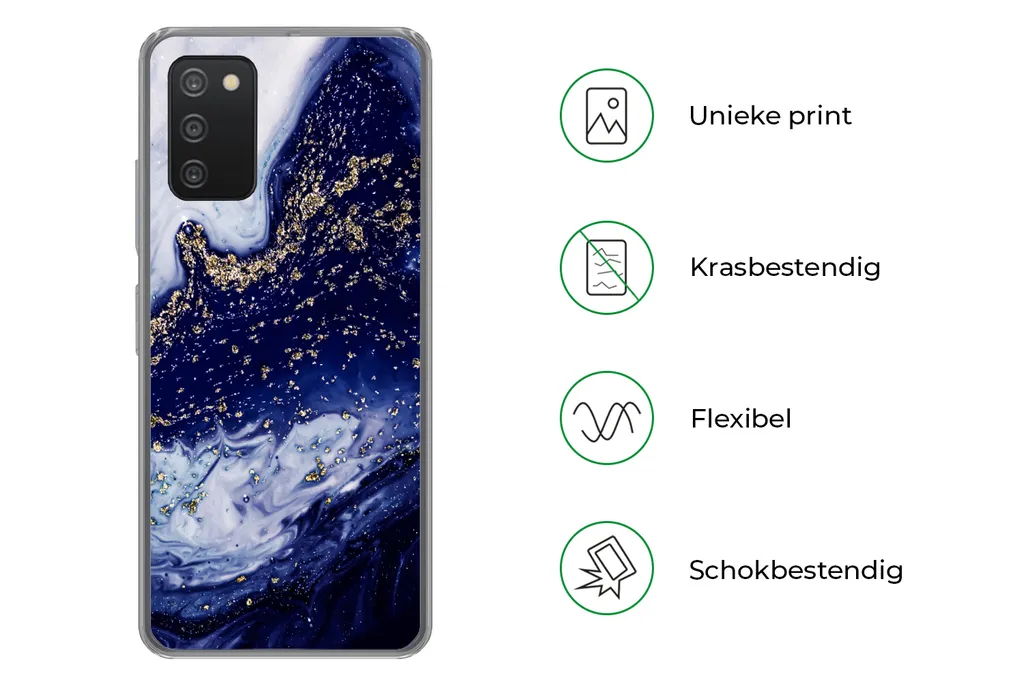 MuchoWow® Handyhülle Schutzhülle Hülle Für Samsung Galaxy A53 5G Marmor - Gold - Natursteine Silikon Softcase Handy Hülle - Schutzabdeckung 9 MuchoWow® Handyhülle Schutzhülle Hülle Für Samsung Galaxy A53 5G Marmor - Gold - Natursteine Silikon Softcase Handy Hülle - Schutzabdeckung – Bild 7