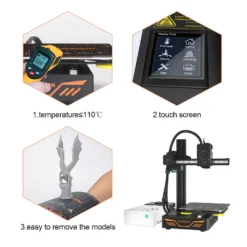 KINGROON KP3S 3D-Drucker FDM 180 X 180 X 180 Mm Druckgröße Doppelführungsschiene Ultraleiser Schritttreiber TMC2225 Verbesserter 1,75 Mm Filament PLA/HOLZ/TPU 3D-Drucker -Elektronikpunkt be20335a825423cad2ef26cf9e4c1ebc