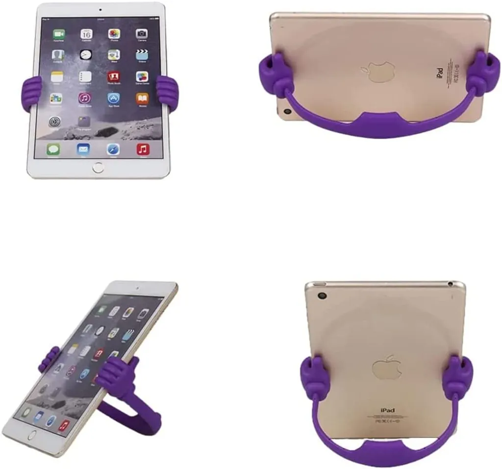 6x Thumbs Up Handy Halterungen Tablet Handyständer Verstellbare Desktop Handyhalter Zum Faulen Ansehen Von Filmen 6 6x Thumbs Up Handy Halterungen Tablet Handyständer Verstellbare Desktop Handyhalter Zum Faulen Ansehen Von Filmen – Bild 4