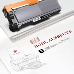 TN 2320 Kompatibel Toner Als Ersatz Für Brother MFC-L2700DW MFC-L2700DN MFC-L2740DW MFC-L2720DW DCP-L2500D DCP-L2520DW HL-L2360DN MFC-L2700DW MFC-L2740DW (Schwarz, 1 Pack) -Elektronikpunkt c0acf6965b7bf869e9acb9dfb6a09aef
