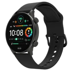 Xiaomi Haylou Smartwatch LS16 Solar Plus RT3 Watch Bluetooth Telefonanruf Zyklus-Management SPO2 Schwarz