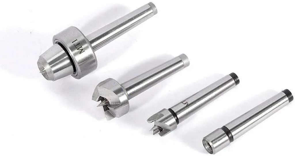 4 Stück Mitlaufende Körnerspitze Zentrierspitze Rollkörner MT1 MK1 Spezial Mitnehmer Set Lathe Center Set Drechsel Zubehör Für Holz- Und Metalldrehmaschinen (Mit Kiste) 4 4 Stück Mitlaufende Körnerspitze Zentrierspitze Rollkörner MT1 MK1 Spezial Mitnehmer Set Lathe Center Set Drechsel Zubehör Für Holz- Und Metalldrehmaschinen (Mit Kiste) – Bild 2