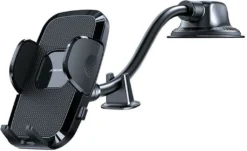 Joyroom Autotelefonhalter Mit Flexiblem Arm Für Armaturenbrett Windschutzscheibe Schwarz (JR-ZS259)